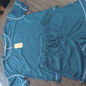 Blue Woman's Pajama Set